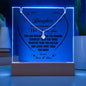 To Our Daughter You Are Brave Strong Smart Lighted Plaque with Necklace