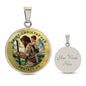 Saint Christopher Protection Pendant Necklace