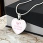 Very Demur Very Mindful Heart Necklace