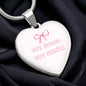 Very Demur Very Mindful Heart Necklace
