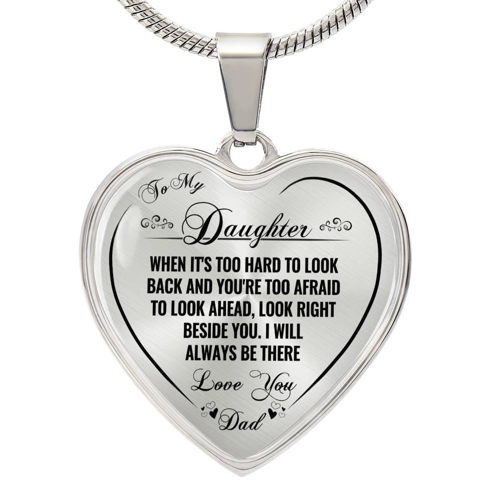 Always be there heart cheap necklace