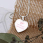 Very Demur Very Mindful Heart Necklace