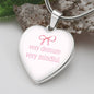 Very Demur Very Mindful Heart Necklace