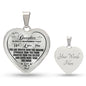To Our Daughter You Are Braver Than You Imagine Love Ma and Dad Necklace