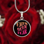 Faith Over Fear Pendant Necklace