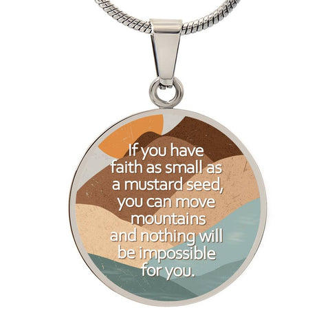 Faith As Small As A Mustard Seed Necklace