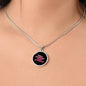 Very Demure Very Mindful Circle Pendant Necklace