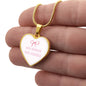Very Demur Very Mindful Heart Necklace