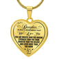 To Our Daughter You Are Braver Than You Imagine Love Ma and Dad Necklace