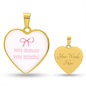 Very Demur Very Mindful Heart Necklace