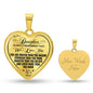 To Our Daughter You Are Braver Than You Imagine Love Ma and Dad Necklace