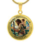 Saint Christopher Protection Pendant Necklace