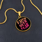 Faith Over Fear Pendant Necklace