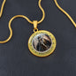 Saint Michael The Archangel Protection Pendant Necklace