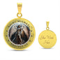 Saint Michael The Archangel Protection Pendant Necklace