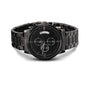 Men's Rugged Stainless Steel Black Watch For Dad Who Golfs