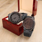 Men's Wooden Watch For Dad Who Golfs