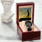 Men's Openwork Watch From Son For Dad Who Golfs On Message Card