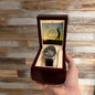 Men's Openwork Watch From Daughter For Dad Who Golfs On Message Card