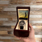 Men's Openwork Watch From Son For Dad Who Golfs On Message Card