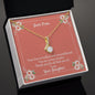 Message Card Necklace For Mom From Daughter Your Love Is Endless