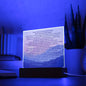 Plaque Psalm 91 Whoever Dwells Christian Art With LED Lighting
