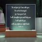 Isaiah 41:10 Do Not Fear For I Am With You Plaque