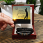 Men's Bracelet For Dad Who Golfs From Daughter With Message Card