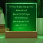 Engraved Plaque For I Know The Plans I Have For You Jeremiah 29:11 With LED Lighting