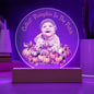 Custom Photo Plaque Cutest Pumpkin In The Patch With Optional LED Lighting