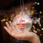 Custom Snowflake Christmas Ornament Most Likely To With Your Text