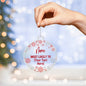Custom Snowflake Christmas Ornament Most Likely To With Your Text