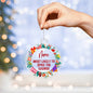 Most Likely To Spike The Eggnog Festive Personalized Christmas Ornament