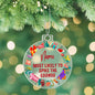 Most Likely To Spike The Eggnog Festive Personalized Christmas Ornament