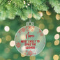 Most Likely To Spike The Eggnog Personalized Snowflake Christmas Ornament