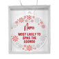 Most Likely To Spike The Eggnog Personalized Snowflake Christmas Ornament