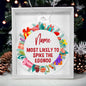 Most Likely To Spike The Eggnog Festive Personalized Christmas Ornament