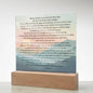 Plaque Psalm 91 Whoever Dwells Christian Art With LED Lighting