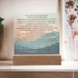 Plaque Psalm 91 Whoever Dwells Christian Art With LED Lighting