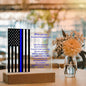 Personalized Policeman Appreciation Lighted Plaque With Color LED Lighting