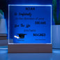 Personalized Plaque For Graduation Go Confidently In The Direction Of Your Dreams