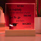 Personalized Plaque For Graduation Go Confidently In The Direction Of Your Dreams