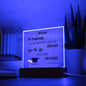 Personalized Plaque For Graduation Go Confidently In The Direction Of Your Dreams
