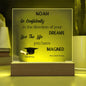 Personalized Plaque For Graduation Go Confidently In The Direction Of Your Dreams