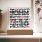 John 3:16 Plaque For God So Loved The World Bible Verse
