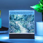 Decorative Plaque Be Strong And Courageous Joshua 1:9 LED Optional