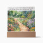 Decorative Plaque Be Strong And Courageous Joshua 1:9 LED Optional