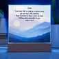 Personalized Matthew 17:20-21 LED Plaque Mustard Seed Faith Moves Mountains
