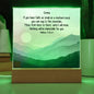 Personalized Matthew 17:20-21 LED Plaque Mustard Seed Faith Moves Mountains