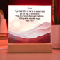 Personalized Matthew 17:20-21 LED Plaque Mustard Seed Faith Moves Mountains